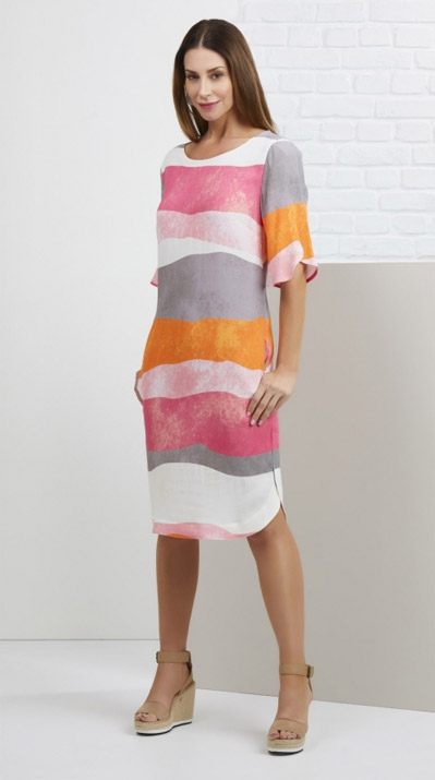 Colours in Cowbridge - Foil dress